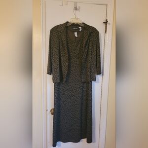 Elegant Leopard Print Women's Dress